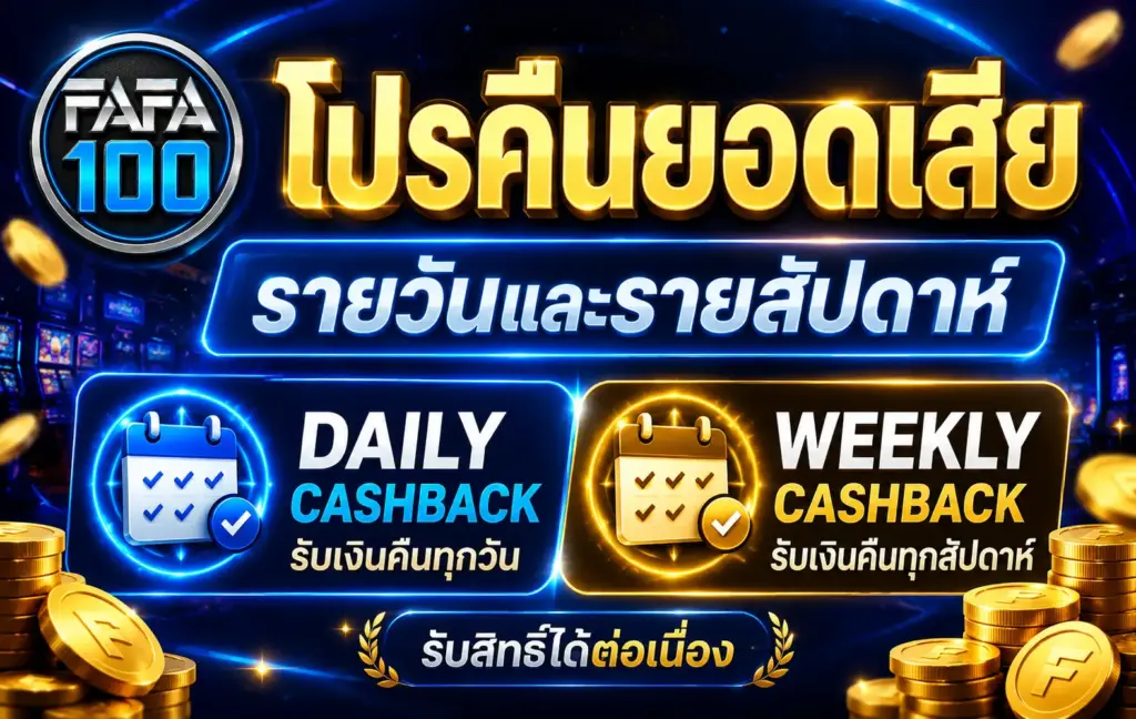 โปรคืนยอดเสีย รายวันและรายสัปดาห์